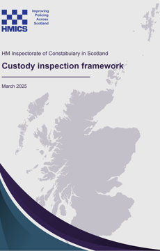 Link to HMICS Custody inspection framework 2025