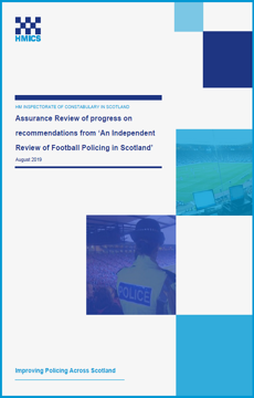 Link to Assurance Review of progress on recommendations from ‘An Independent Review of Football Policing in Scotland’