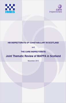 Link to Joint thematic review of MAPPA in Scotland - 2015